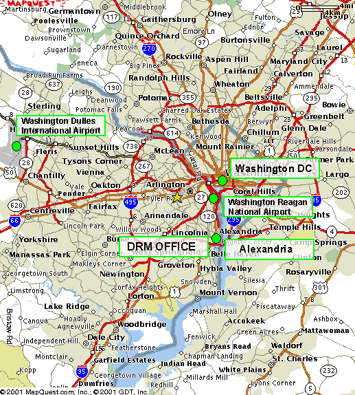 Map Of Washington Dc Area. Washington DC Metropolitan