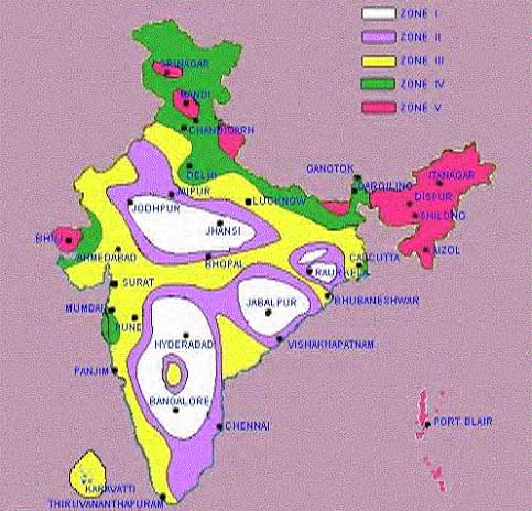 Gujarat Earthquake Map